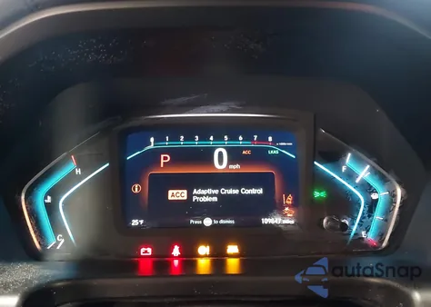 2019 Honda Odyssey Ex z USA, uszkodzony, nr VIN 5FNRL6H51KB126955